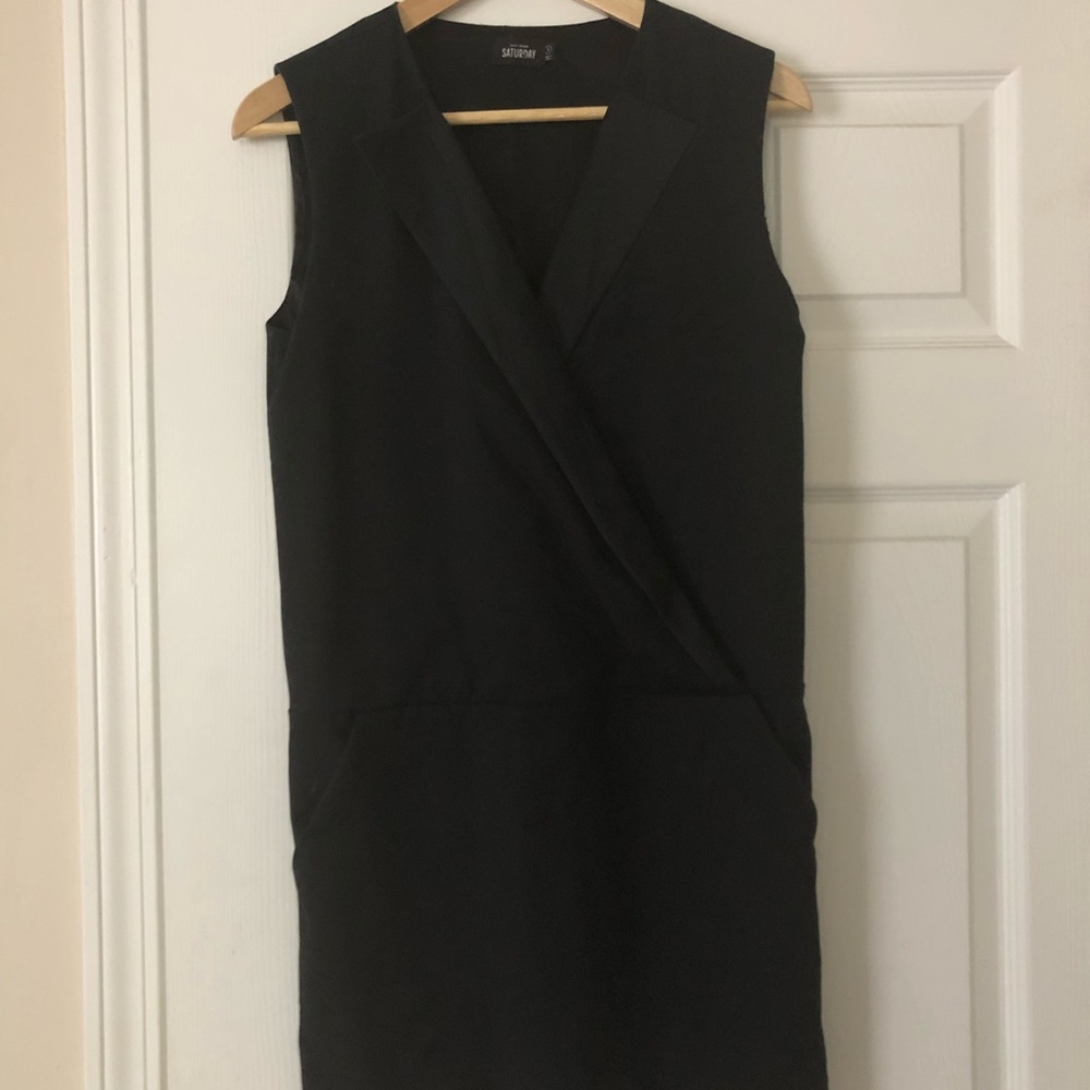 Saturday by Kate Spade Black Tuxedo Dress